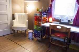 Salle rose, salle de consultation